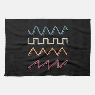 Modulär synthesizer Waveform Synth Kökshandduk