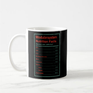 Modulära systemmatningsfaktorer Eurorack Synth Vcf Kaffemugg