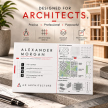 Modulärt Grid System Arkitekt Visitenkort