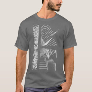 Modulärt vågformsformat Audio Analog design modulä T Shirt