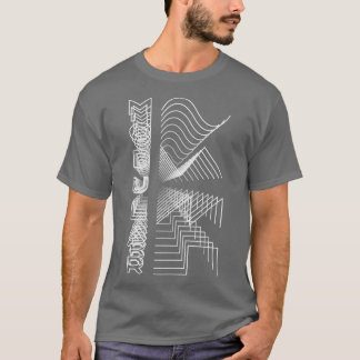 Modulärt vågformsformat Audio Analog design modulä T Shirt