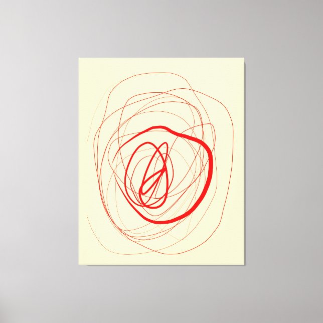 Modulerat linjestretcherat Kanvastryck (Framsida)