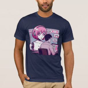 Moe 萌 え I Kärlek Chatbots Ai Robots Futuristiska D T Shirt