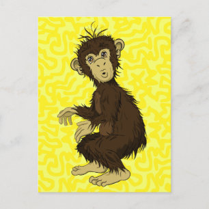 Moe Monkey Vykort