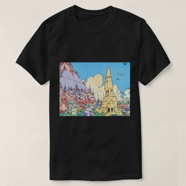 Moebius Art - Jean Giraud (7) T Shirt (Design framsida)