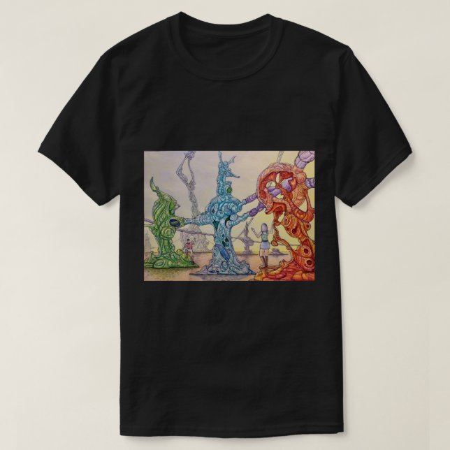 Moebius Art - Jean Giraud (9) T Shirt (Design framsida)