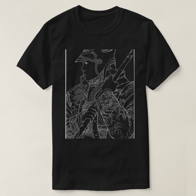 Moebius Jean Giraud Illustration T Shirt (Design framsida)