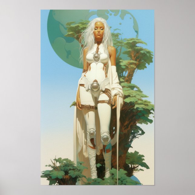 Moebius Maxfi: Breathtake Character Design Poste Poster (Framsidan)