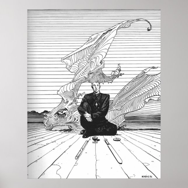 Moebius Strength of Man Poster (Framsidan)