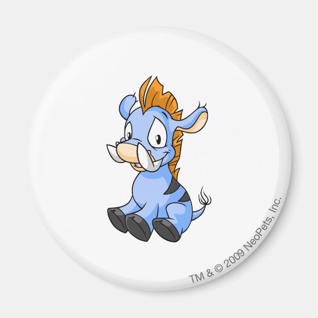 Moehog Blue Magnet (Framsidan)