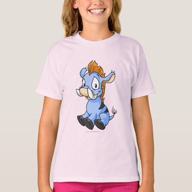 Moehog Blue Tee Shirt (Framsida)