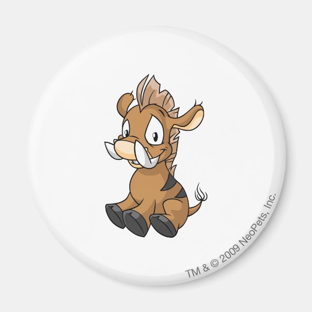 Moehog Brown Magnet (Framsidan)
