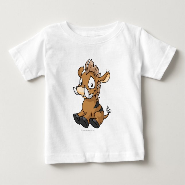 Moehog brunt t shirt (Framsida)