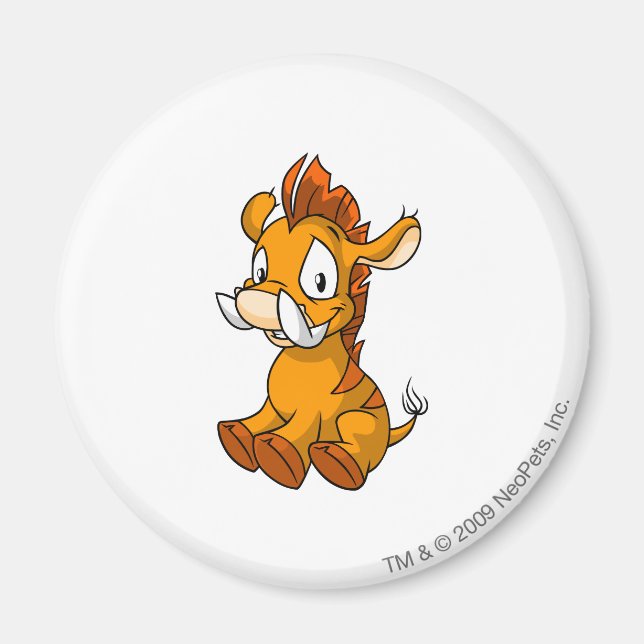 Moehog Orange Magnet (Framsidan)