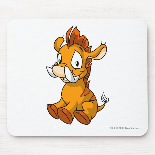 Moehog orange musmatta (Framsidan)