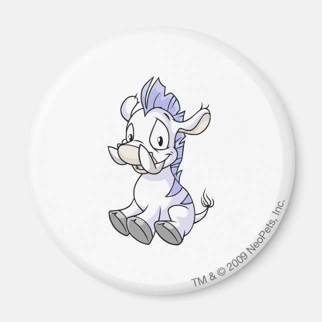 Moehog White Magnet (Framsidan)