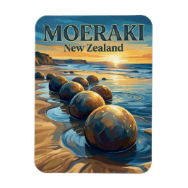 Moeraki-blocken Nya Zeeland Magnet
