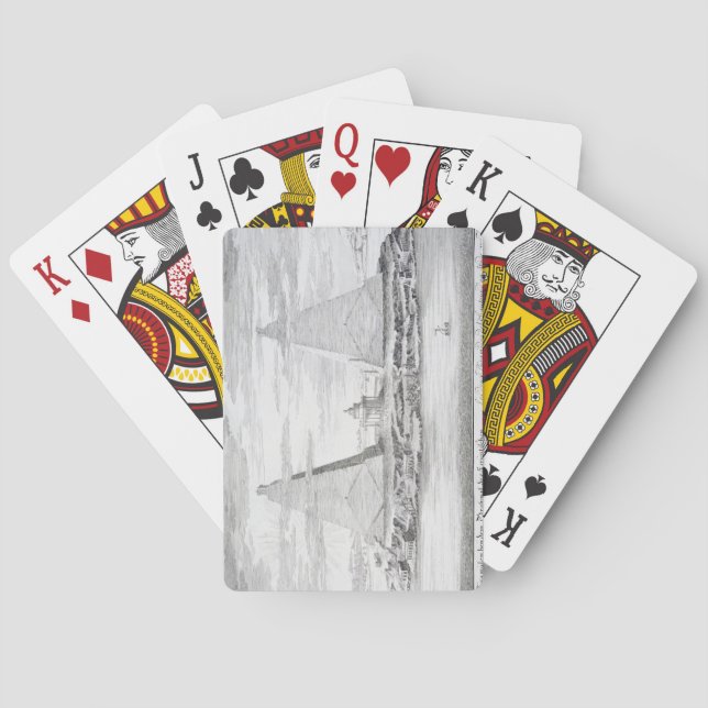 Moeris två pyramider, Egyptenens Kung och hans Kortlek (Baksidan)