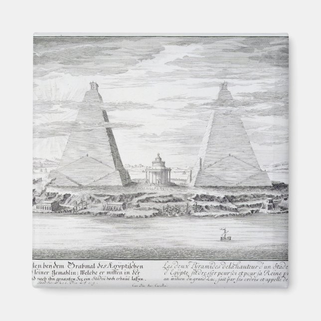 Moeris två pyramider, Egyptenens Kung och hans Magnet (Framsidan)
