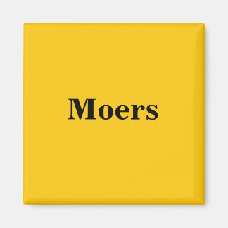 Moers Magnet Schild Guld Gleb