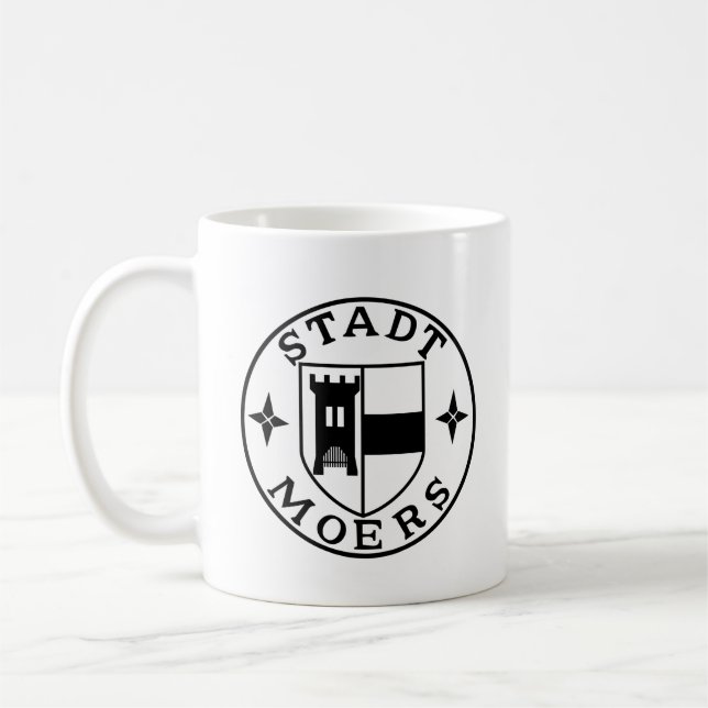 Moers stads-, Tyskland Kaffemugg (Vänster)
