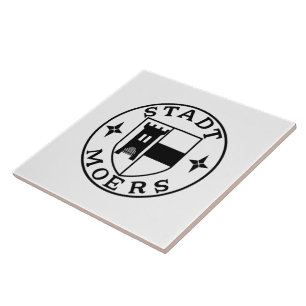 Moers stads-, Tyskland Kakelplatta