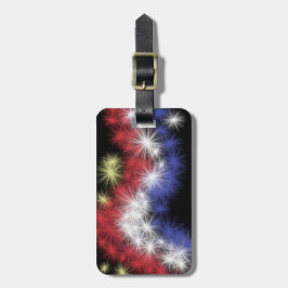 Moe's Fireworks Luggage Tag Bagagebricka