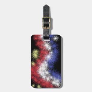 Moe's Fireworks Luggage Tag Bagagebricka