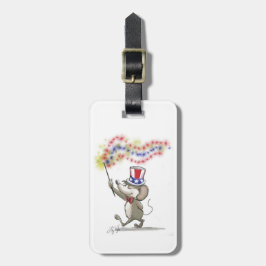 Moe's Lycklig 4:e juli Luggage Tag Bagagebricka