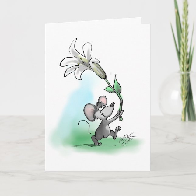 Moes Påsk Lily Kort (Framsida)