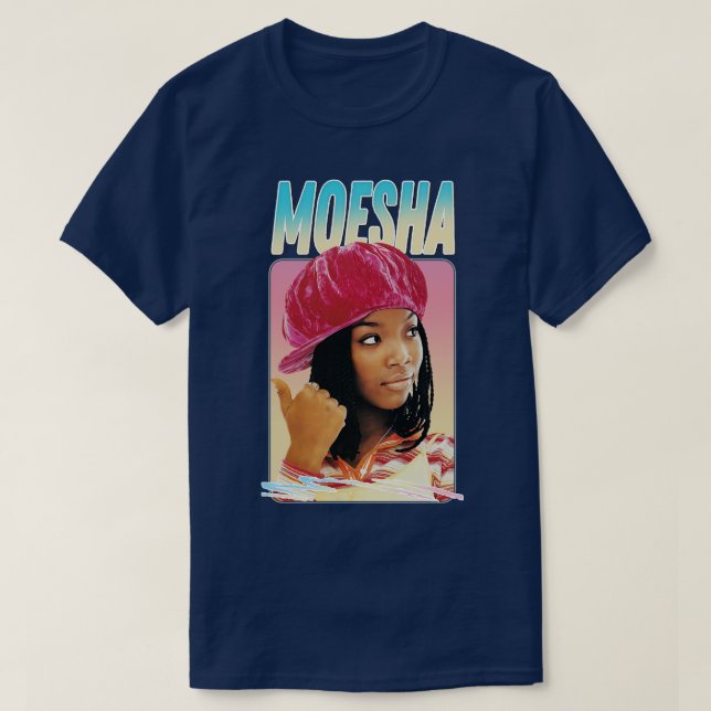 Moesha 90-talets Stil Fläkt design T Shirt (Design framsida)