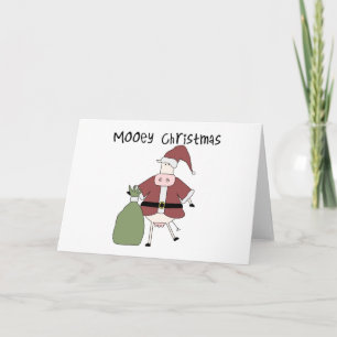Moey Cow-julskjortor och -gåvor Helgkort