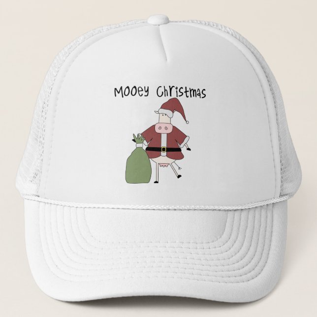 Moey Cow-julskjortor och -gåvor Keps (Framsida)