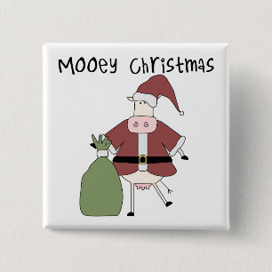 Moey Cow-julskjortor och -gåvor Knapp