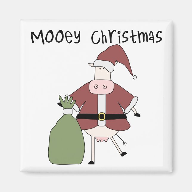 Moey Cow-julskjortor och -gåvor Magnet (Framsidan)