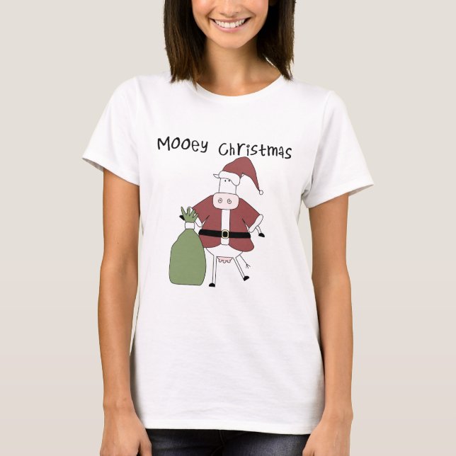 Moey Cow-julskjortor och -gåvor Tee (Framsida)