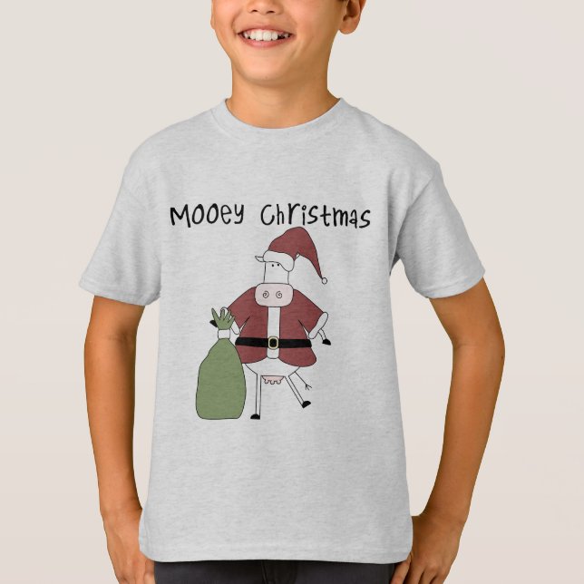 Moey Cow-julskjortor och -gåvor Tee Shirt (Framsida)