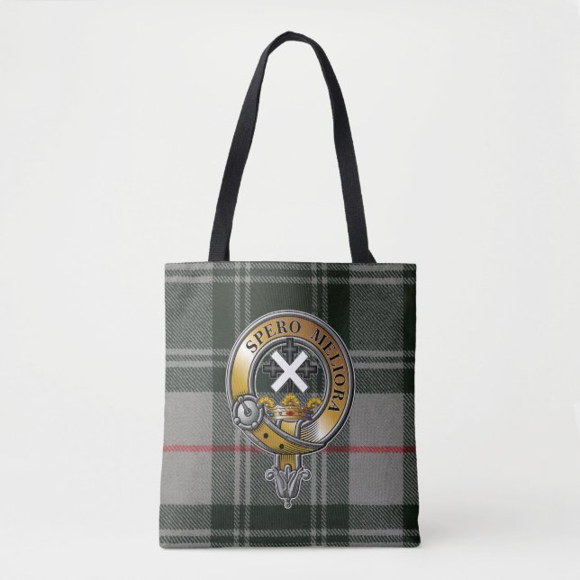 Moffat Tartan & Badge Tygkasse (Framsida)