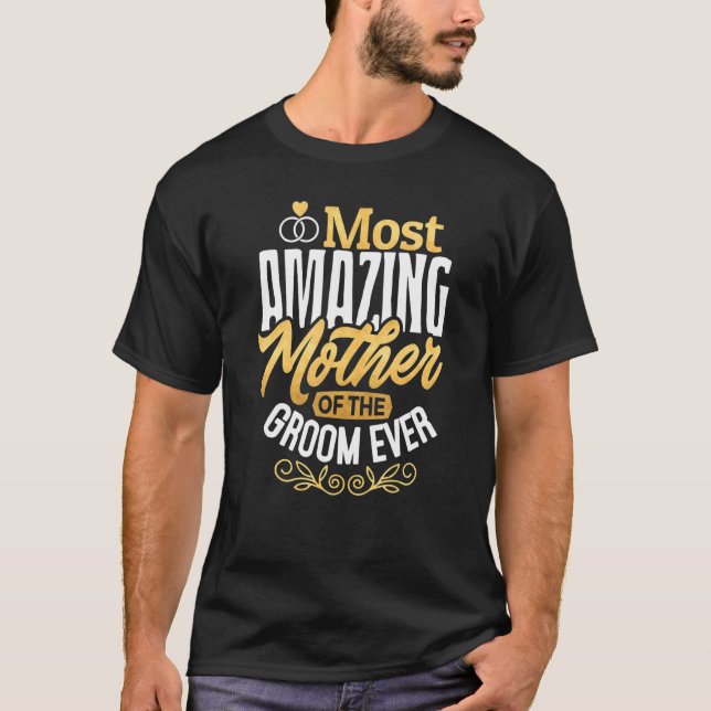 MOG Grooms Mor Bröllop, Mest Fantastisk av Mor T Shirt (Framsida)