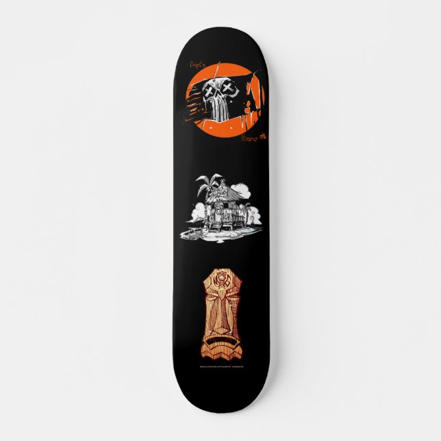 Mog Mog Plank Mini Skateboard Bräda 18,5 Cm (Framsida)