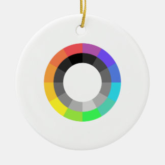 MOGAI Pride Färg Wheel Julgransprydnad Keramik