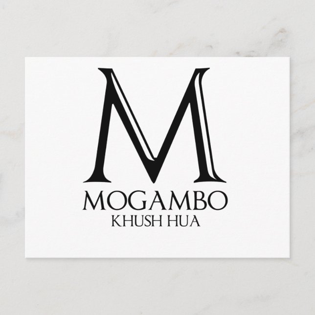 Mogambo Vykort (Framsida)