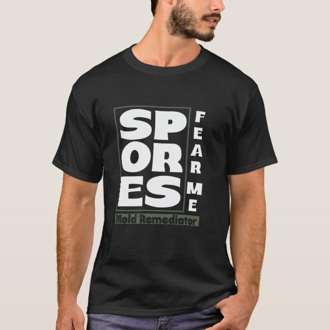 Mögelrenare mögelborttagning t shirt (Framsida)