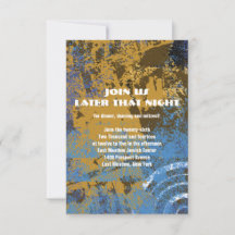 Mogen David Circular Star Pub Mitzvah Party Card