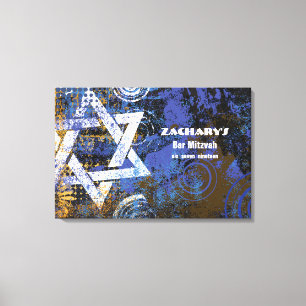 Mogen David Star Pub Mitzvah Inloggning Canvastryck