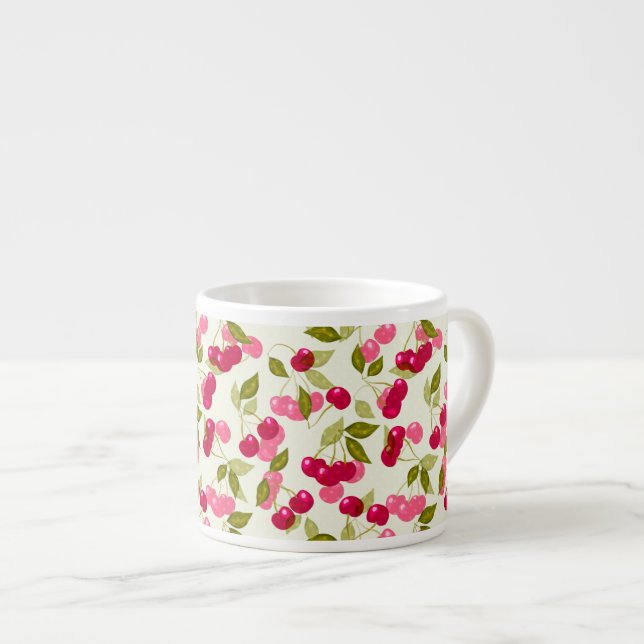 Mogen körsbär espressomugg (Framsida höger)
