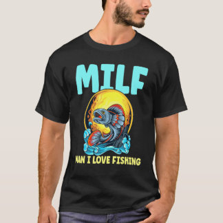 Mogen man jag älskar fiske fiskfångst fiskare t shirt