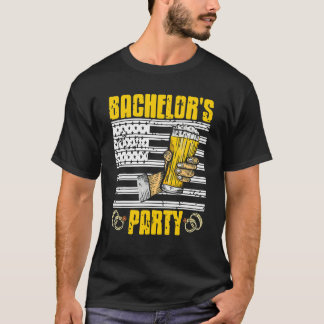 Moget fest Retro Patriotisk Bröllop Pr T Shirt