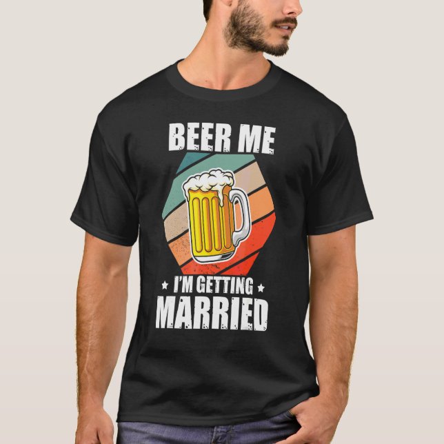 Moget ölut Jag ska gifta mig Sängvätning del T Shirt (Framsida)