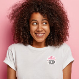 Mogetentan QR-kod för Venmo Köp bruden en drink Runt Klistermärke